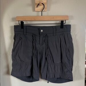 Prana women’s Charcoal Cargo Shorts